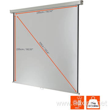 Matt White Fabric Rear Projector Screen